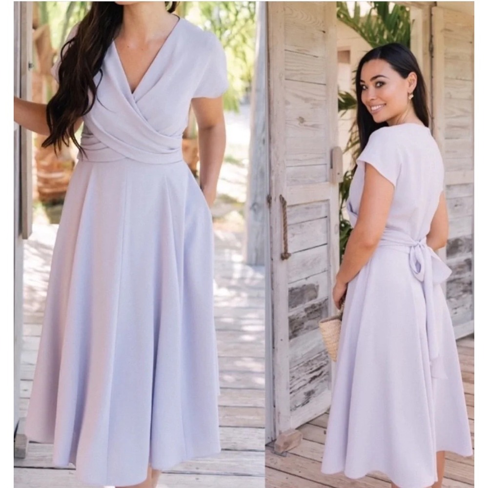 Gal Meets Glam Collection Seraphina Lilac Purple Dress Sz 10 Romantic Pastel